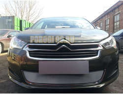 Защита радиатора Citroen C4 sedan 2013-2016 chrome