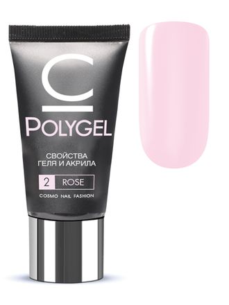 ПОЛИГЕЛЬ ДЛЯ НОГТЕЙ POLIGEL С, (rose) 30мл.