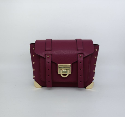 Michael Kors Manhattan Smooth Leather Bordo