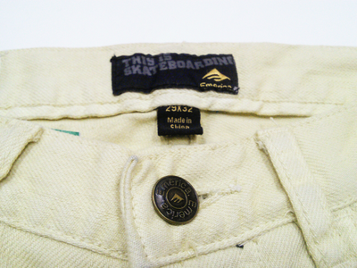 Джинсы Emerica Skelter III бежевые