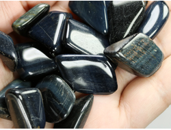 Соколиный глаз (тигрово-соколиный глаз), галтовка в ассортименте  (20-25 мм, вес: 5-7 г) №5485