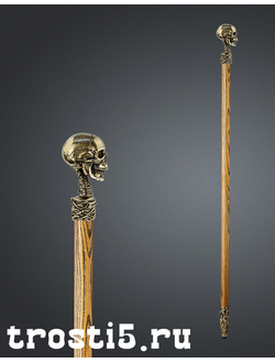 бронзовый череп из металла