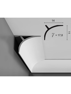 Карниз C991 - 11*14*200см