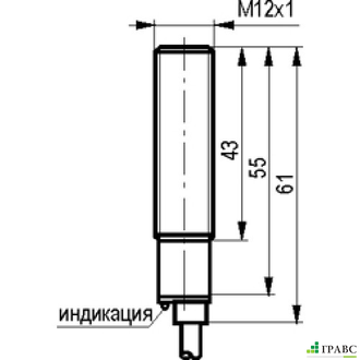 Индуктивный датчик ISB A2A-31P-2-LZ