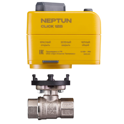 Кран шаровой с электроприводом Neptun Bugatti Click 12В 1/2