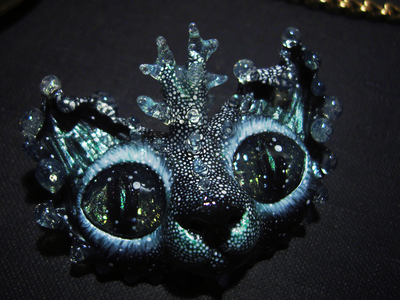 Волшебная брошь "Сказка о ЛосеРоге" (украшение в стиле лесного фэнтези)