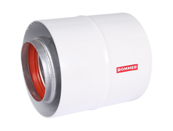 Начальный участок вертикальный коаксиальный ROMMER 60/100 в комплекте фланец (Арт. RCA-6010-240100)
