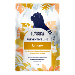 Florida Preventive Line Urinary сухой корм для кошек "Профилактика образования мочевых камней" 1.5 кг