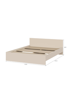 Гиза кровать 1,6 м Меланж (с основанием)