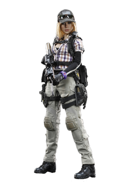 Боевая подруга Vicky - Коллекционная фигурка 1/6 COMBAT GIRL series Gemini Vicky  (DCG002) - DAMToys