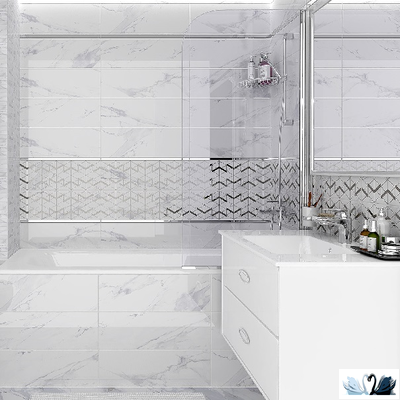 Плитка настенная Laparet Lord белый 20 х 60 см