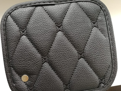 Коврики Премиум 3D черная экокожа и черная отстрочка