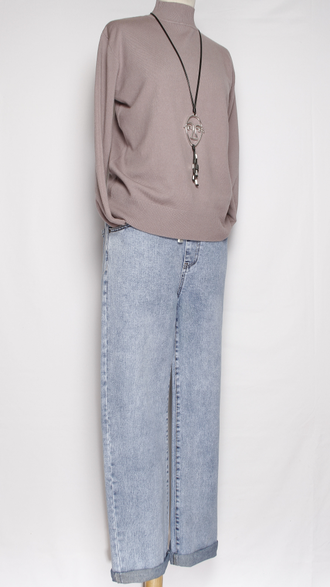 Джинсы классика "ПРЯМЫЕ "светло- голубые (21084) р.32,34,38,40,42(р.48-58)