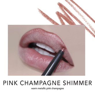 JOUER COSMETICS Long-Wear CrÈme Lip Liner Стойкий карандаш для губ с эффектом металик Pink Champagne Shimmer