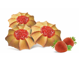 Печенье вкусняшка Земляничное