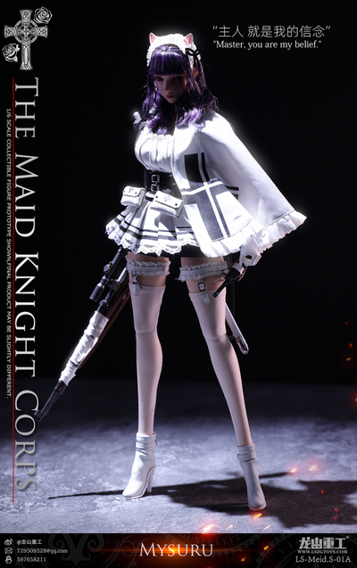 ПРЕДЗАКАЗ - Боевая горничная-снайпер - Коллекционная фигурка 1/6 Maid Knight Corps Sniper MYSURU (LS-Meid.S-01A) - Longshan ?ЦЕНА: 19500 РУБ.?