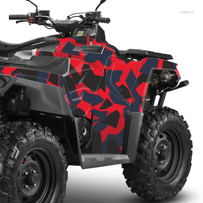 Наклейки на квадроцикл Aodes Pathcross 1000 mud pro - 2022 №4353-1