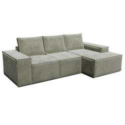 ДВ010 Диван Лофт-ДВ с оттоманкой (тик-так) . Размер: 2730*1000*1600/1040. Спальная зона: 1460*2100.