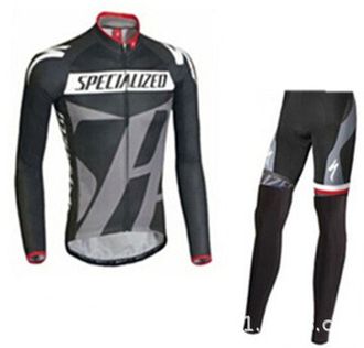 Велокостюм Specialized, майка, штаны, |L|XL|2XL|3XL|, черно-серый
