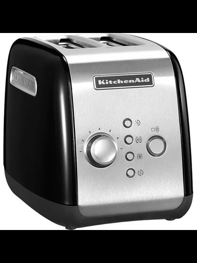 Тостер KitchenAid на 2 хлебца, черный, 5KMT221EOB