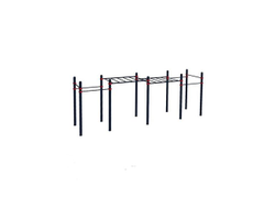 Воркаут комплекс: турник-6, рукоход-2 Д-108 AVW026