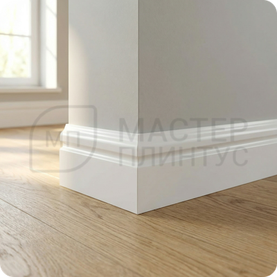 Плинтус МДФ TeckWood 100х16х2000 мм. Фигурный