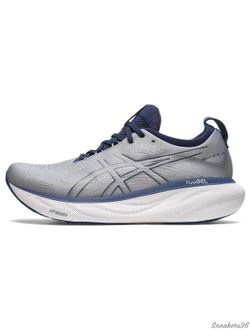 ASICS GEL-Nimbus 25 Piedmont Grey / Pure Silver  Мужские (41-45)