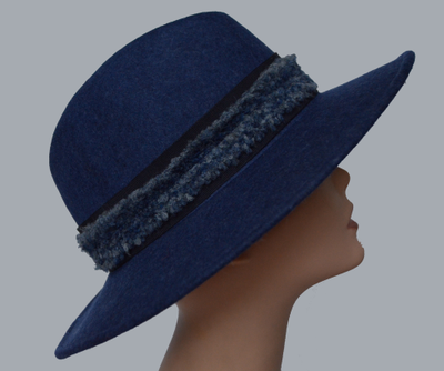 Фетровая шляпа зима 2018 - 2019 фото