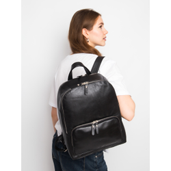 Женский кожаный рюкзак Vicenza Premium black (арт. 
3105-51)