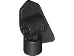 Technic, Panel Fairing # 7 Very Small Smooth Short, Side A, Black (2387 / 6426589)