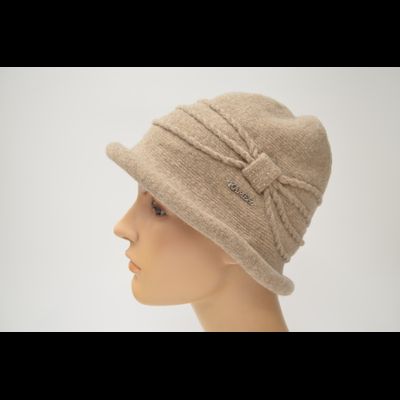 Польская шляпа Kamea Venecja зимняя бежевая фото шляп из Польши Камея