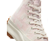 Кеды Converse Run Star Hike Platform Crafted Jacquard на платформе розовые