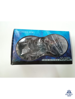 Маска для дайвинга C4 Plasma black (силикон, стекло)