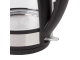 Чайник SONNEN KT-201, 1,7 л, 2200 Вт, закрытый нагревательный элемент, стекло, подсветка, черный, 451712