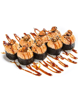 Запеченный с мидиями