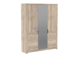 Спальня ЮТА - Шкаф 3-х дверный широкий зеркальный