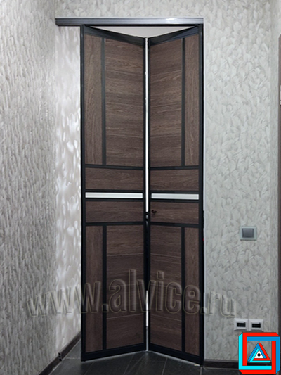 Дверь-книжка из 2-х створок встроенная