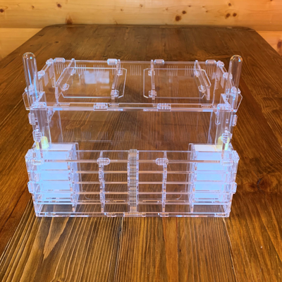 Формикарий 4ants Crystal XL pro + колония Messor Structor