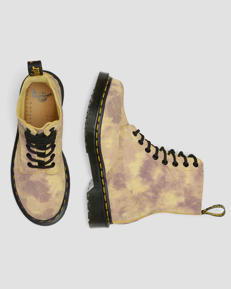 Dr Martens Pascal Tie Dye желтые