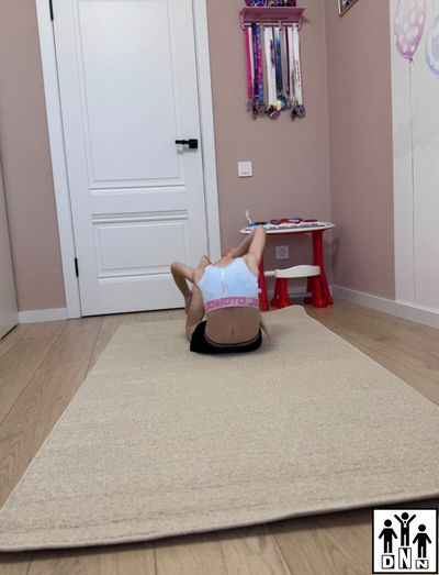 Ковёр для художественной гимнастики универсальный 1*2м для дома DNN