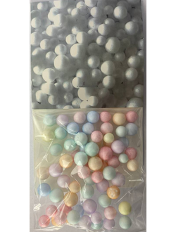 Вкусовые приманки из пенопласта МИКС (цена за упаковку=10 пачек)