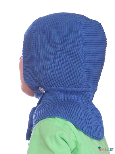 Шапка-шлем "Кроха" 20201-05, цвет ярко-синий, р. 46-48