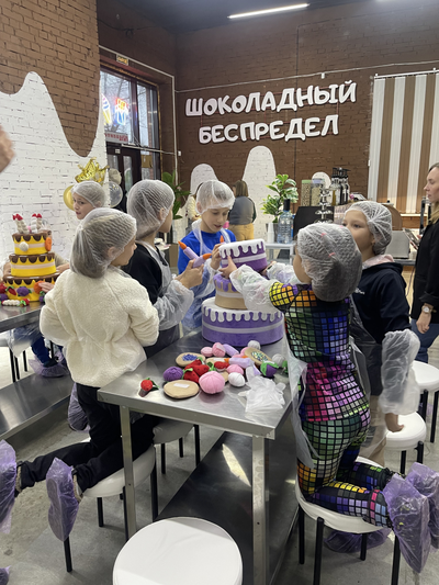 День рождения на шоколадной фабрике или групповой мастер-класс