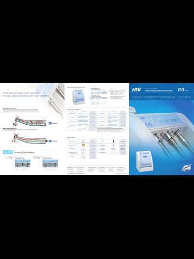 Care3 Plus C1 - аппарат для чистки и смазки наконечников (1 порт вращения и 2 стандартных) | NSK Nakanishi (Япония)