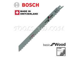 Bosch S 1111 K HCS, разведённые, шлифованные 225 x 19 x 1,5 мм.