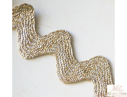 Тесьма металлизированная ТМ178