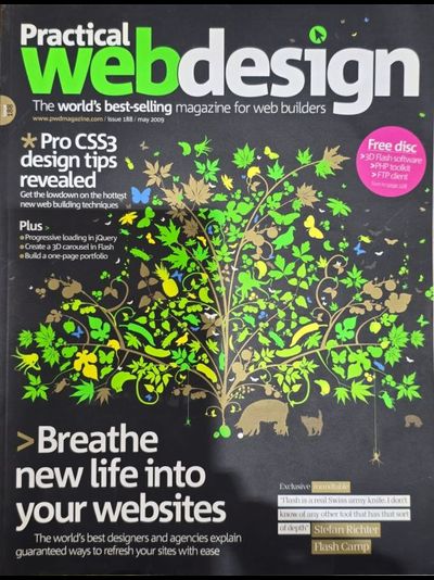 Practical Web Design Magazine Issue 188, Иностранные журналы о web дизайне в Москве, Intpressshop