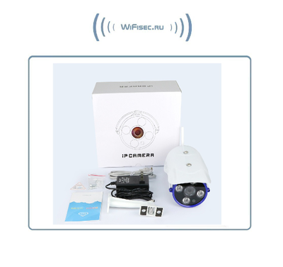 VStarcam. Уличная IP WiFi/LAN видеокамера с DVR, FullHD (22 градуса)