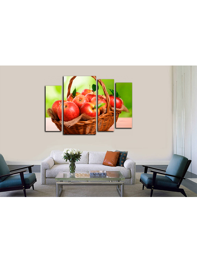 Модульная картина "Красное яблоки"