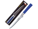 Нож с пластиковой рукояткой MAL-04P-MIX филейный, &quot;MALLONY&quot;  12,5 см (цвет: синий, красный, черн) (9853)